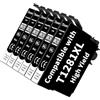 Tinnee 6X T1281XL Cartucce d'inchiostro Sostituzione per Epson T1281 Epson 1281XL per Epson Stylus BX305F SX430W SX125 SX130 SX230 SX235 BX305FW SX420W SX440W