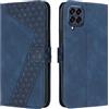 OKZone Cover per Samsung Galaxy M53 5G, Custodia in Pelle Samsung M53 5G, Antiurto Cover a Libro Galaxy M53 5G Magnetica Portafoglio Folio PU Pelle Flip Caso con Wallet Case Cover (Blu)