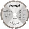 Trend Lama Circolare PCD per Fibrocemento 254mm x 30mm, 6D, 2,4mm