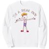Shrek Pinocchio Sono Un Vero Ragazzo Felpa, Unisex per Adulti, Bianco, XXL