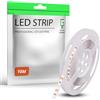 NUOVA GERMANY 10 Metri Striscia LED Bianca Fredda 6000K SMD2835 120LED/m, 24V Dimmerabile Alta Luminosità, 14W/M, 140W, 13000Lumen, Luce Nastro Luminoso, IP20 (10M Fredda 6000K)