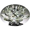 TYGJB Cristallo di Quarzo fine Fiore di Loto Pietre Naturali e minerali Feng Shui Sfera Cristalli Fiori per Souvenir di Nozze (Bianco)