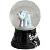 VIENNA SNOWGLOBE Palla da neve in vero vetro, 4,5 cm con elefante da 1320 e quasi come la neve vera