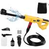 JOJOCY Idropulitrice a batteria per DeWalt 18-20V Battery, 21000RPM 1000 PSI portatile a mano con ugello 6-in-1 per la pulizia di auto pavimenti recinzioni pareti (senza batteria)