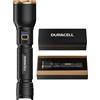 Duracell Torcia LED DF3000R Pro - 3000 lumen, focalizzabile, 160 m, ricaricabile USB-C, batteria agli ioni di litio 21700, diverse modalità di illuminazione, resistente agli spruzzi, confezione regalo