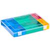 hünersdorff Scatola assortita PS-PREMIUM con 7 scatole portaoggetti, stabile scatola per viti e altri piccoli oggetti, inserti rimovibili, 22,5 x 33,5 x 5,5 cm