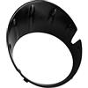Riloer Cornice per fendinebbia anteriore sinistra nera, codice articolo 51117248791, MC1038102, compatibile con Mini Cooper 2011-2015