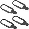 ECSiNG 4 cinghie in gomma per rastrelliera Snubber ATV strumento cinghia di fissaggio in gomma per ATV Flexgrip V-Tool Rack fissi Canne da pesca pale coclee ghiaccio e strumenti agricoli