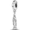 Generic M&S - Ciondolo a forma di Madonna con ciondolo a forma di Madonna, in argento Sterling 925, compatibile con braccialetti Pandora e europei, Metallo