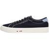 Tommy Hilfiger Uomo Sneakers Vulcanizzate Street Canvas con Logo, Blu (Desert Sky), 46