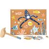 Small Foot Gioco con martelletto Sealife in Legno, con Una Vasta Scelta di Motivi, 12263