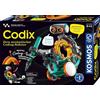 Kosmos 620646 Codix - Il tuo robot di codifica meccanica, programmazione giocosa, giocattolo robot, scatola per esperimenti per bambini dagli 8 ai 12 anni