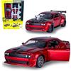 JAMARA 402614 Dodge Challenger SRT Jailbreak Diecast 1:36 2 in 1 - Modellino auto giocattolo per bambini, modello mini veicoli, idea regalo per bambini, porte apri/chiudi manualmente, tuning