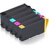 TonerPartner Confezione multipla compatibile con Canon PFI-102 / PFI-104 include 5 cartucce d'inchiostro
