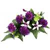 Flair Flower Decorazione tombale con dahlien Artificiale e Orchidee, Decorazione per Tomba con Fiori Artificiali
