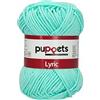 Puppets Lyric 00385 - Gomitolo di filato per uncinetto, spessore 8, 100% cotone, colore: Turchese