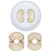 Pastidea - Kit trafila con 3 formati: Fusilli A3 8.5mm, Casarecce, Maccherone Rigato - compatibile con Philips Pasta Maker Avance e Serie 7000