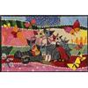 Salonloewe Rosina Wachtmeister - Zerbino Fasce di colore, 50 x 75 cm, design colorato, lavabile, per interni ed esterni
