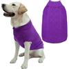 Mihachi Maglione a collo alto per cani, maglione invernale per cani, abbigliamento classico, lavorato a maglia, con foro per guinzaglio, per la stagione fredda