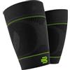 Bauerfeind, 1 Paio di Fasce a compressione per cosce, Unisex, Indossabili a destra e sinistra, Per sport con la palla e sport di resistenza, Rafforzamento della muscolatura, Taglia S, Lunga, Nero, 29345721700031