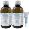 Curasept 2 Confezioni Collutorio 0.05% 200 ml Senza Alcol, Azione Antiplacca e Carie, Protezione Gengivale e Smalto, Remineralizzante, Antimacchia, Taste-Neutral, 2 x 200 ml