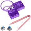 LexonElec Switch Opener Kit con Switch Puller Tastiera in Lega di Alluminio Switch Opener per Cherry MX Gateron Kailh Box Outemu Akko e Panda Switch per Tastiera Meccanica Gaming - Viola