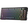 Redragon Tastiera da gioco con guarnizione wireless K724 PRO con schermo TFT e manopola Hype da 1,14, tastiera meccanica al 75% a 81 tasti, smorzamento del rumore a 5 strati, presa RGB rivolta a sud