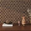 ReWallpaper 40CMx7M Carta Da Parati Autoadesiva Effetto Rattan Pellicola Adesiva per Mobili Cassetti Marrone Carte Adesive Decorative Rattan Carta Da Parati Adesiva Muro Soggiorno Cucina Rustica