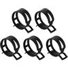 QUARKZMAN 5Pcs Fascette A Molla A Banda 31mm Per Tubo Carburante Fascette A Molla Per Tubo In Silicone Fascette Per Tubo Sottovuoto Fascette Per Tubo A Bassa Pressione Fermagli Neri
