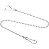 sourcing map Catenella per WC da 30 cm, con leva di ricambio per catenina, in acciaio inox 304, confezione da 3