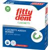 Fittydent Cuscinetto Adesivo Protesi Inferiore Tenuta Stabile 30 Pezzi