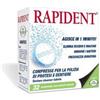 Rapident Compresse Effervescenti Per La Pulizia Di Protesi Dentali 32 Pezzi
