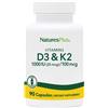 La Strega Natures Plus Vitamine D3 E K2 Integratore Ossa E Difese Immunitarie 90 Capsule