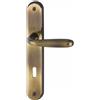HOPPE Maniglia Hoppe Santiago placca interasse 70 mm per porte da interni Ottone bronzato (F73)
