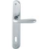 HOPPE Maniglia Hoppe Santiago placca interasse 70 mm per porte da interni Cromato satinato (F41)