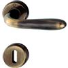HOPPE Maniglia Hoppe Santiago rosetta e bocchetta tonde diametro 44 mm Ottone bronzato (F73)