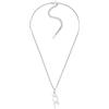 Diesel D Logo DX1625040 - Collana da uomo in acciaio inox argentato