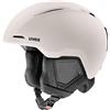 uvex monte LT - casco da sci robusto, leggero ed elegante per donna e uomo con regolazione individuale della taglia - grigio caldo opaco - 59-63 cm