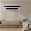 M Mimotec - Termoventilatore ceramico da parete Dad 3000W, silenzioso <45 dB, con telecomando, display LED, timer e griglia oscillante, protezione IPX2 e contro il surriscaldamento