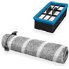 BISSELL CrossWave Edge Kit accessori, rullo multi-superficie ZeroGap e filtro, ricambi originali per lava e aspira pavimenti, mantiene le prestazioni su pavimenti duri e tappeti, 4202M