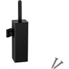 Sagittarius One 360S1-B Scopino WC Silicone - Spazzola Igienica e Durevole con Supporto in Acciaio Inossidabile SUS304 - Design Moderno - Nero Opaco