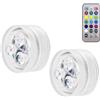 SEMINISMAR LIGHT Sommergibile Luce LED RGB,2 Pezzi Luci per Piscina,Mini RGB LED Lampadine Luce Subacquea,Accessori Piscina Fuori Terra