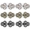 WANDIC Chiusure Per Mantello, 2 Paia Di Chiusure Per Mantello A Fiore Vorticoso Ganci E Occhielli Da Cucire Clip Per Cardigan Anticate