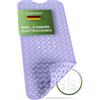 SilverRack da bagno 100 x 40 cm (lavanda) - Tappetino antiscivolo per vasca da bagno senza BPA per bambini e neonati - da doccia resistente alla muffa e lavabile in lavatrice -