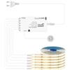 PORFOYO Striscia LED COB,6 Rulli 1M Striscia Luci COB Led,COB LED Striscia,Warmwhite COB LED Strip Light Per Illuminazione,Mobili,Pannelli Acustici,Cucine,Vetrine,Scaffali,3000K