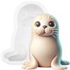 FUNSHOWCASE Stampo in silicone per fondente, motivo: animali marini, altezza 8,6 cm