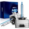 Marsauto Lampada D1S Xenon 35W 8000K Luce Bianca Fredda HID Lampadine per Fari Xenon Confezione da 2
