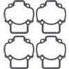 YINETTECH 4 guarnizioni base cilindro motore moto 0,6 mm compatibili con Piaggio NRG compatibile con motore TPH 50cc a 2 tempi