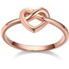 Bestyle S925 Anello Donna Cuore Celtico, Simbolo di Energia e Amore Infiniti, Anelli Donna Argento Sterling, Regalo Ragazza Fidanzata Compleanno