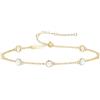 KristLand Bracciale Da Donna In Argento Sterling Con Bella Opale Festa Matrimonio Compleanno Regalo Visivo Di Lusso Donna Ragazza